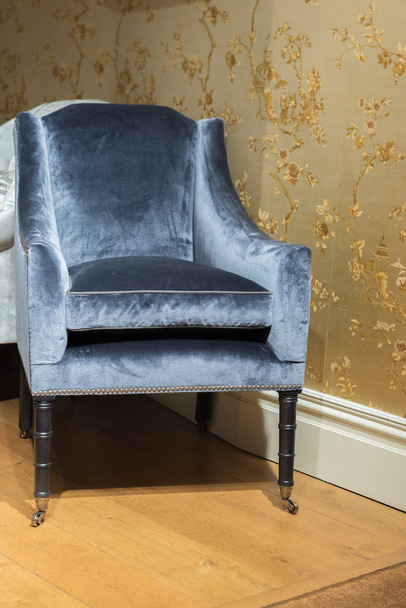 Single Luxury Chair in Room - Фото, изображение