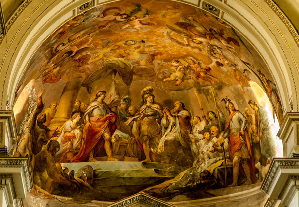 Peinture dans la cathédrale de Palerme
 - Photo, image