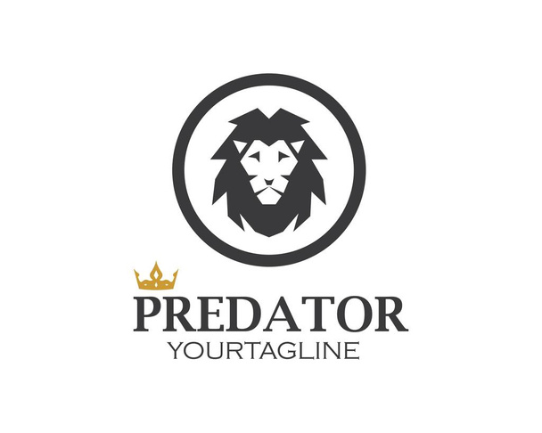 ライオンのロゴのベクトル図  - ベクター画像