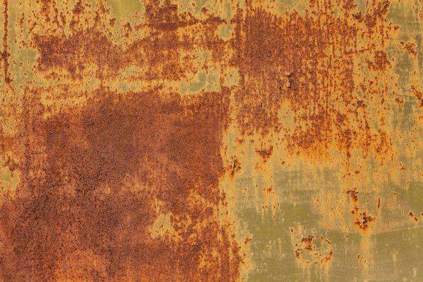 Abstract corroded colorful rusty metal background, rusty metal texture. Peeling paint and rusty old metal - Valokuva, kuva