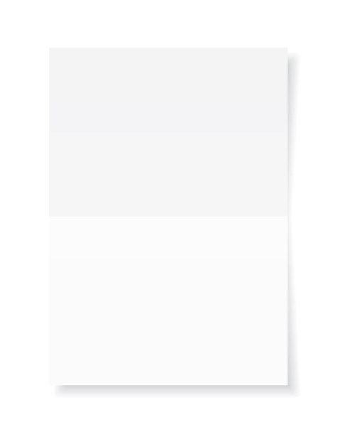 Prázdný list papíru formátu A4 se stínem, šablona pro návrh. Nastavit. Vektorová ilustrace - Vektor, obrázek