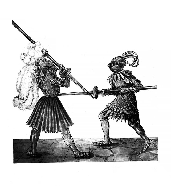 Tournoi des chevaliers. Ancienne image
 - Photo, image