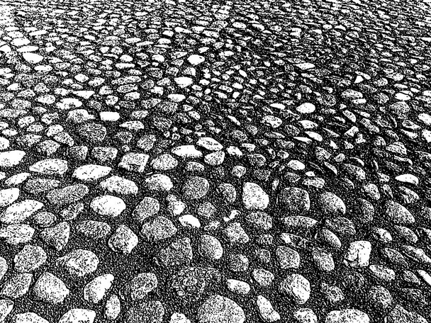 Fondo vectorial de la superficie del pavimento de piedra
 - Vector, Imagen