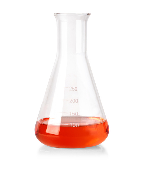 Flask with red liquid  - Foto, Imagem