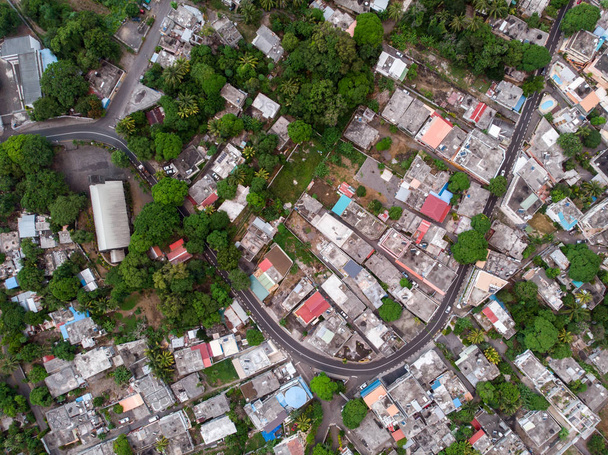 Trou d ' Eau Douce, Mauritius antenna drone fénykép, február 2019 - Fotó, kép
