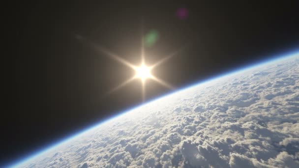 volar sobre el planeta espacio 4k
 - Metraje, vídeo