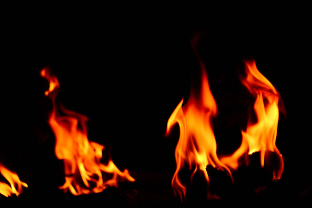 ogień płonących - Zdjęcie, obraz