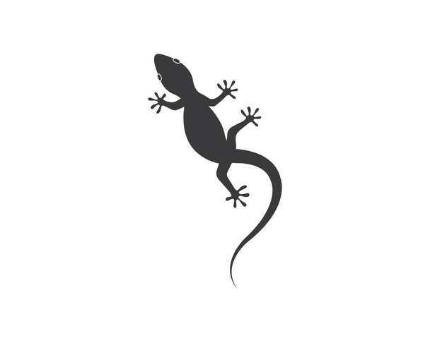 Jaszczurka ilustracja logo wektor - Wektor, obraz