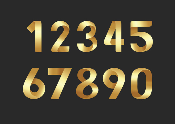 golden number - Vektor, kép