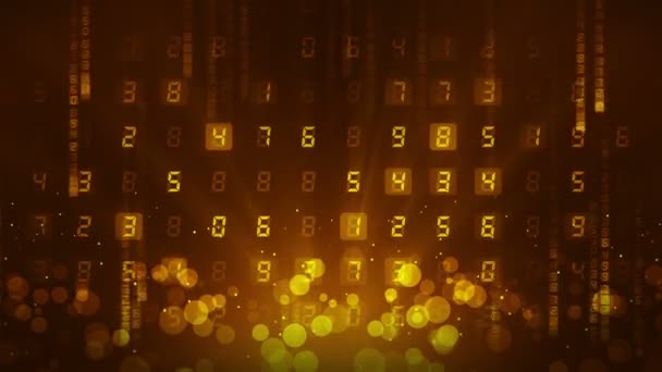 Many numbers background. Finance business number data concept. Business CG loop animation. - Footage, Video