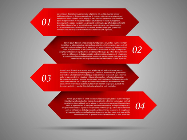 Setas de modelo de design de banner
 - Vetor, Imagem