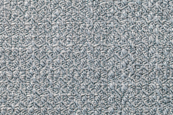 Tejido vintage gris con primer plano de textura tejida. Fondo macro textil
 - Foto, imagen