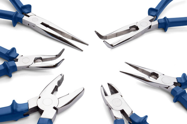 Pliers and cutters isolated  - Foto, afbeelding