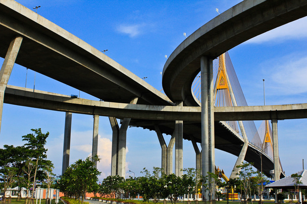 průmyslový okruh most v Bangkoku, Thajsko - Fotografie, Obrázek