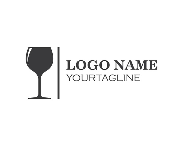 bicchieri da vino tostatura logo icona vettoriale
  - Vettoriali, immagini
