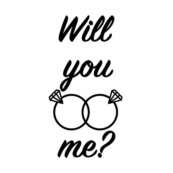 she said yes on will you marry - Vector, Image