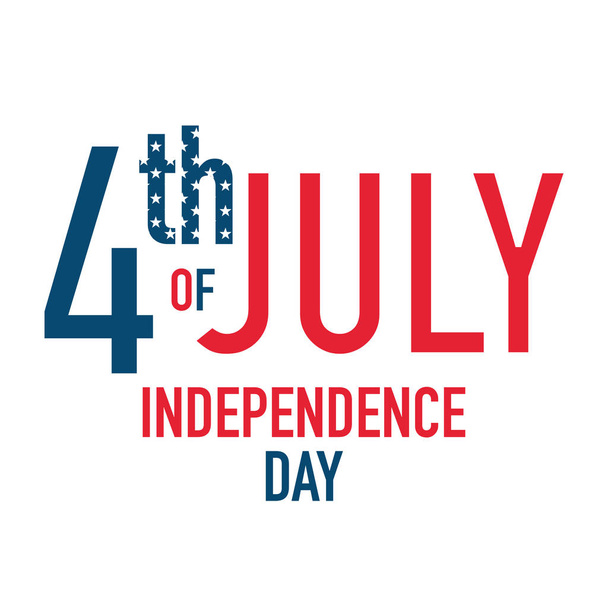 vierde van juli Happy Independence Day USA - Vector, afbeelding