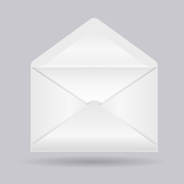 Open white envelope - ベクター画像
