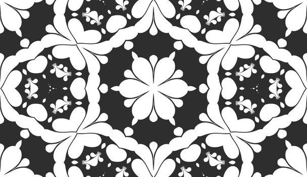 Fondo ornamental abstracto blanco y negro
 - Foto, imagen