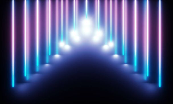 Неоновые трубки с прекрасным светом
 - Фото, изображение