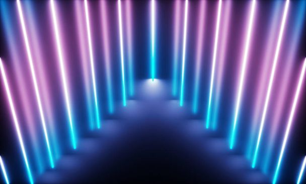 Tubos de néon com luz maravilhosa
 - Foto, Imagem