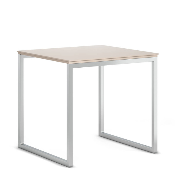Minimalistic modern table with metallic legs - Fotografie, Obrázek