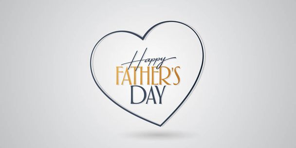 International Happy Father's Day. Billboard, Poster, Social Media, Greeting Card template. - Vector, Image