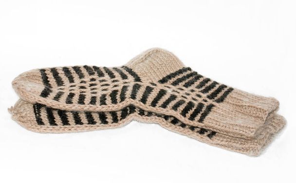 Chaussettes tricotées - produit fait main
. - Photo, image