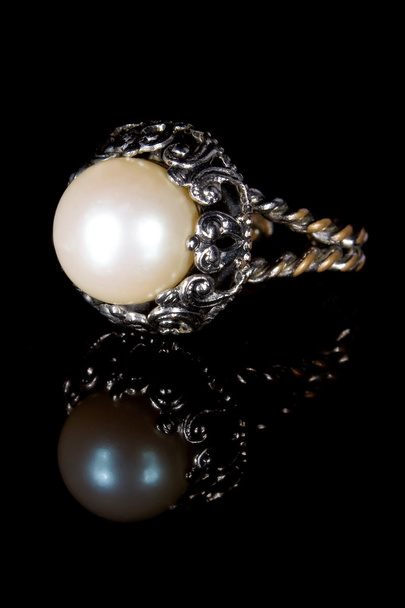Pearl ring - Photo, Image