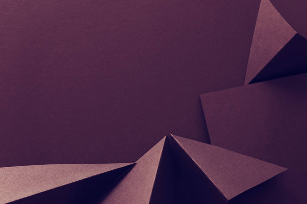 Abstract background of geometric shapes. purple dark tones - Фото, зображення