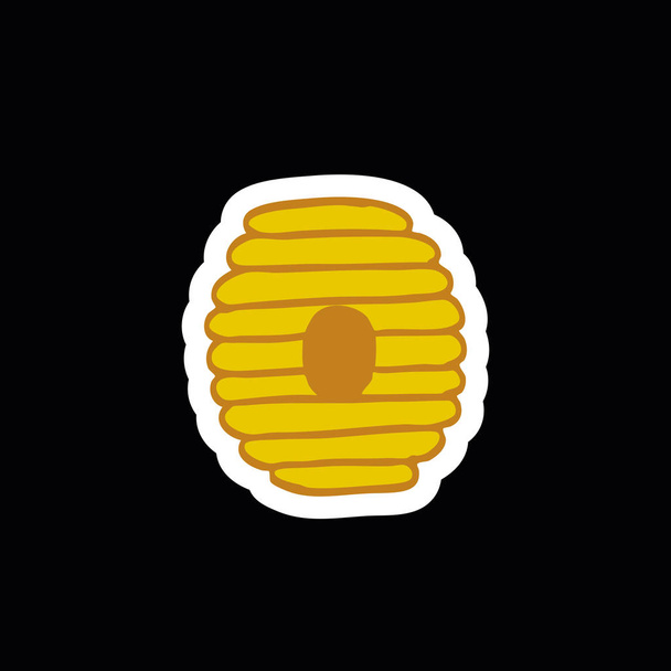 beehive doodle icon - Vector, Image