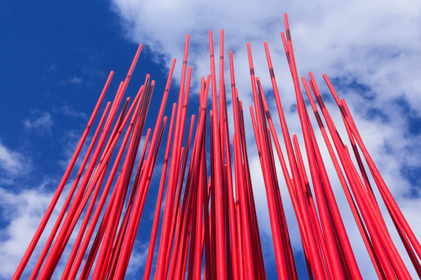 Kırmızı çubuklar - Fotoğraf, Görsel
