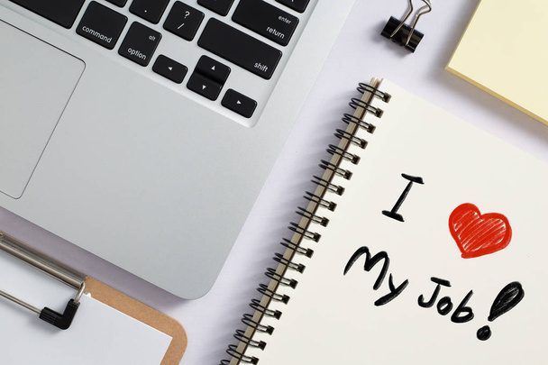I Love My Job Concept - Фото, изображение