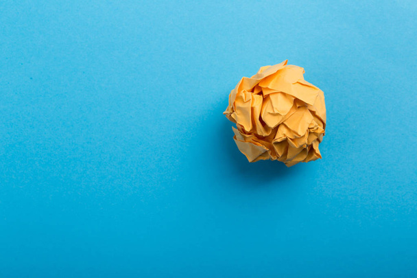 Crumpled Paper Ball - Φωτογραφία, εικόνα