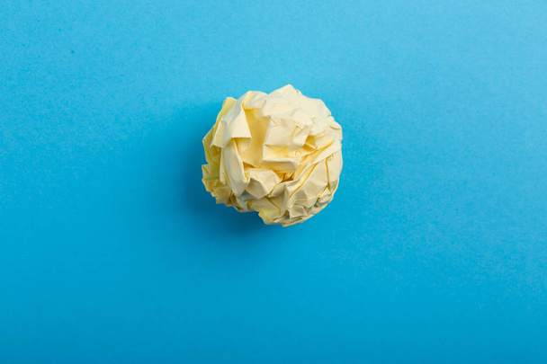 Crumpled Paper Ball - Fotoğraf, Görsel