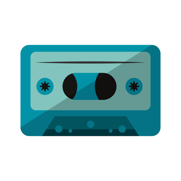 appareil de cassette de musique rétro isolé
 - Vecteur, image