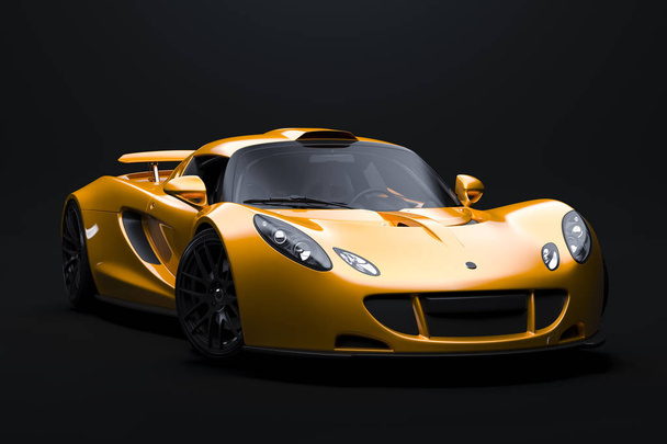 3d render of beautiful sport car - Photo, Image