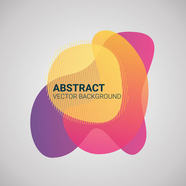 Desenfoque abstracto fluido formas de gradiente de color orgánico
 - Vector, imagen