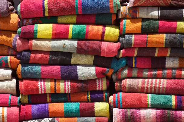 Textile shop in Purmamarca, Jujuy Province, Argentina - Photo, Image