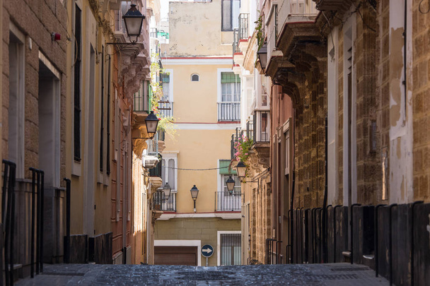 urban street view of Cadiz, Spain - Фото, изображение