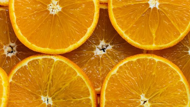 Close up orange fruit healthy food background - Photo, Image