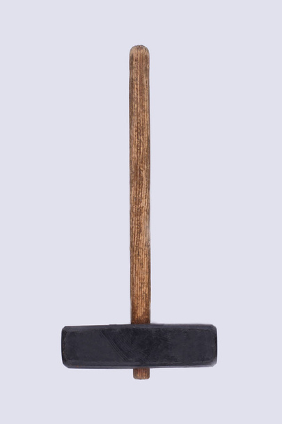 Sledge hammer on white background, top view. - Photo, Image