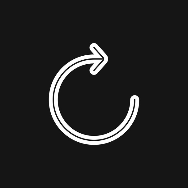 Refresh icon vector sign symbol for design - Vector, Image