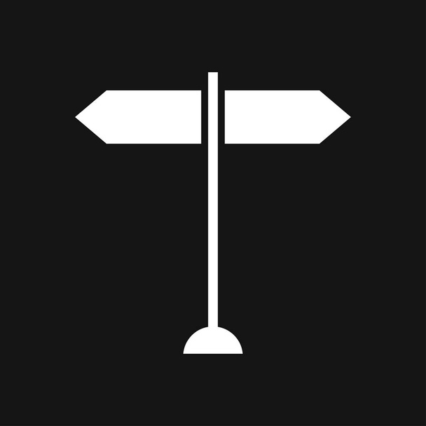 Símbolo de sinal de vetor de ícone Signpost para design
 - Vetor, Imagem