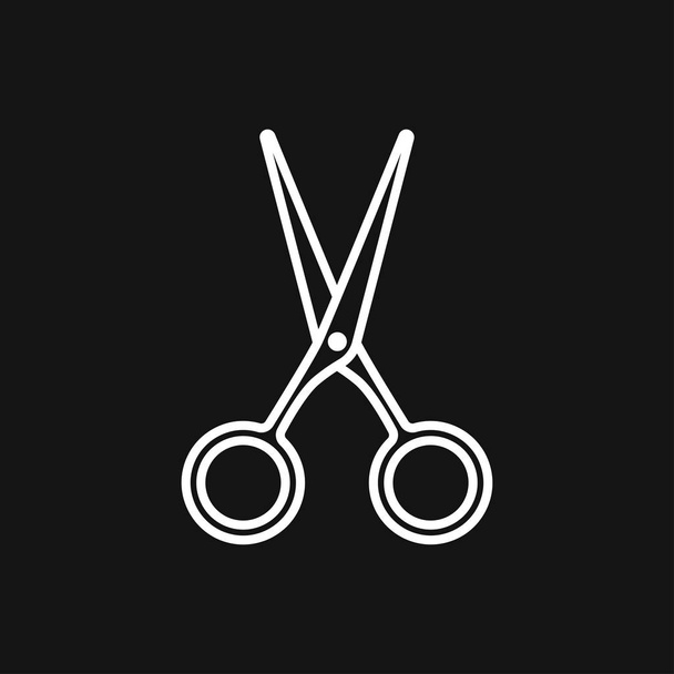 Scissors icon vector sign symbol for design - Vector, Image