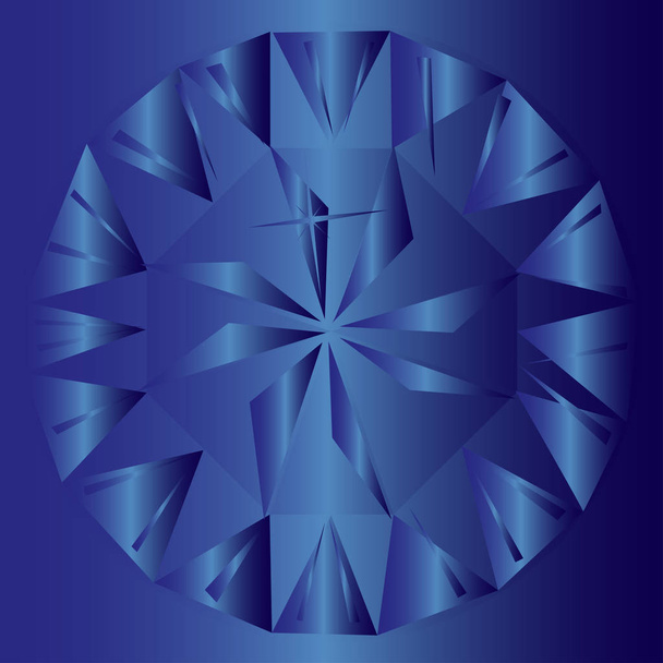 Szafirowe niebieskie tło - Wektor, obraz