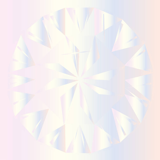 Diamant Regenbogen Hintergrund - Vektor, Bild
