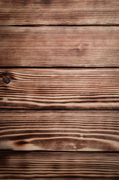 Brown wooden background. Top view. Free space for your text. - Foto, Imagen