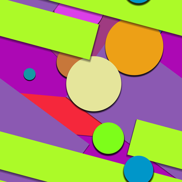 Цветной бесшовный фон с геометрическими формами
 - Фото, изображение
