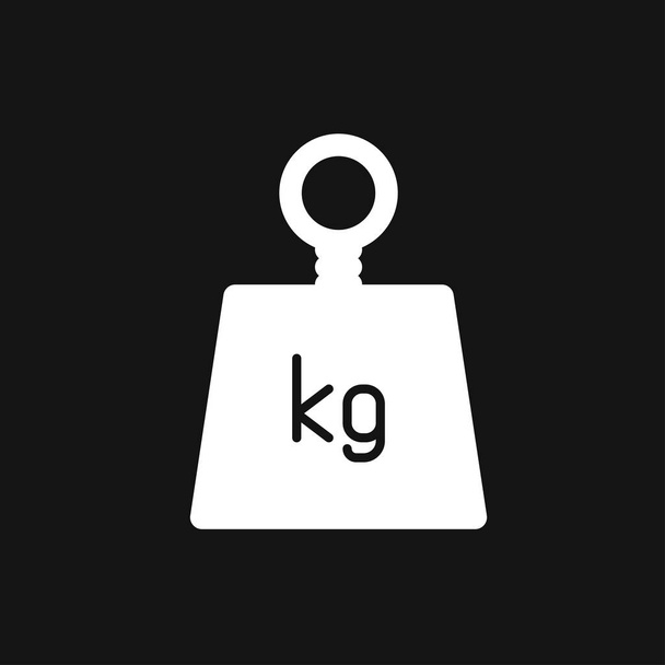 Símbolo de sinal de vetor de Ícone de peso para design
 - Vetor, Imagem